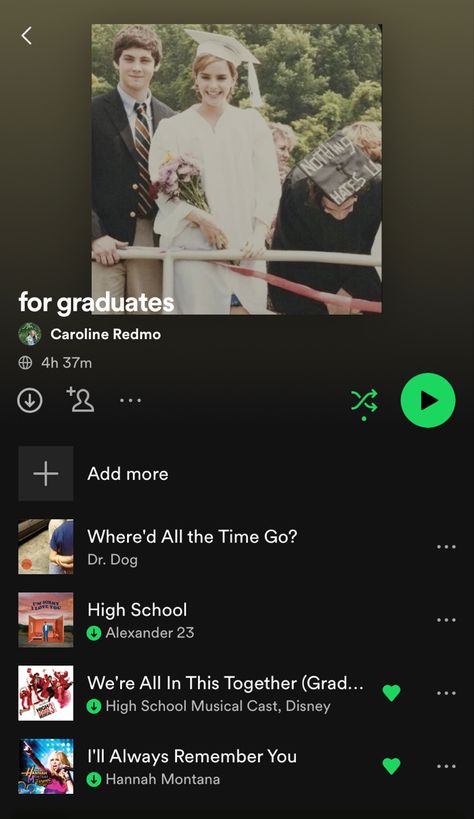 the most nostalgic playlist i have ever crafted High School Playlist Covers, Class Songs Senior, Graduation Playlist Songs, Graduation Playlist Cover, Playlist Yearbook Theme, Grad Party Playlist, Senior Playlist, Graduation Songs High School, Senior Year Playlist