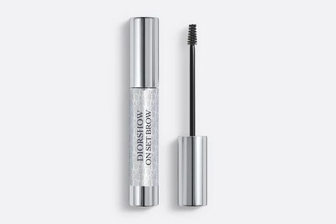 Waterproof Brow Gel with 24h Volume: Diorshow On Set Brow | DIOR Dior Brow Gel, Charlotte Tilbury Brow Gel, Brow Gel Anastasia, Sephora Eyebrow Gel, Eyebrow Gel Products, Grey Eyebrows, Christian Dior Perfume, Dior Fragrance, Black Eyebrows