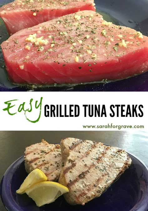 Grilled Yellow Fin Tuna Steak Recipes, Grilled Tuna Steak Recipes, Grilled Tuna Steaks Recipes, Grilled Tuna Steaks, Ahi Tuna Steak, Tuna Steak Recipes, Tuna Steak, Grilled Tuna, Fresh Tuna