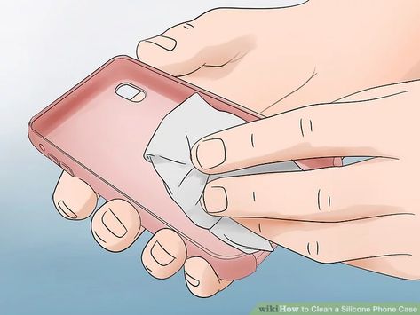 How to Clean a Silicone Phone Case: 12 Steps (with Pictures) How To Clean Iphone Case, How To Wash Phone Case, Phone Cleaner, How To Clean Silicone Phone Case, How To Clean Clear Phone Case, Clean Phone Case, How To Clean Phone Case, Clean Iphone, How To Clean Iphone