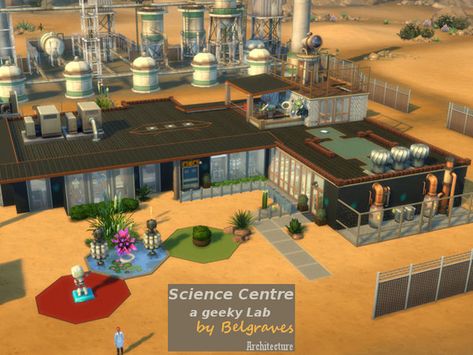 Sims 4 Skills, Sims4 House, The Sims 4 Lots, Science Centre, Container Conversions, Sims Ideas, Casas The Sims 4, Sims 4 Update, Sims 4 Collections