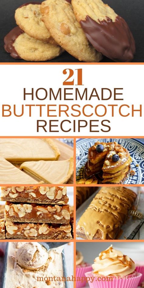 Amish Recipes Bread, Butterscotch Sauce Recipes, Butterscotch Desserts, Homemade Butterscotch, Butterscotch Recipes, Pecan Coffee Cake, Cake Pudding, Butterscotch Cookies, Kitchen Tricks