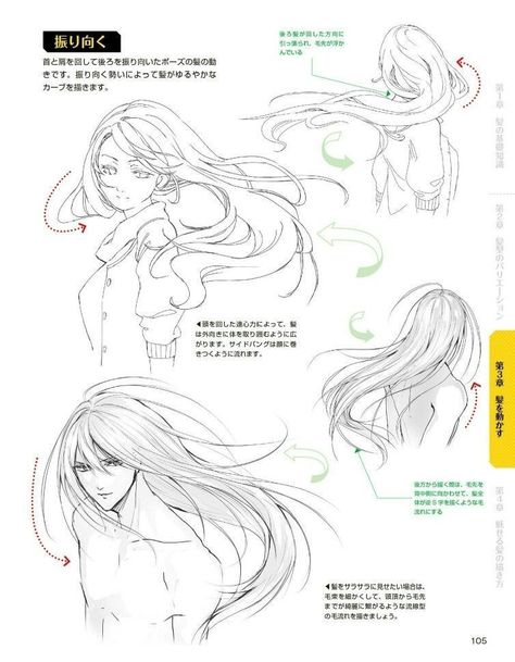 Shirt In Wind Reference, Windswept Hair Drawing, Wind Drawing, Hair In The Wind, Pelo Anime, Drawing Hair Tutorial, Draw Hair, Manga Hair, Draw Manga