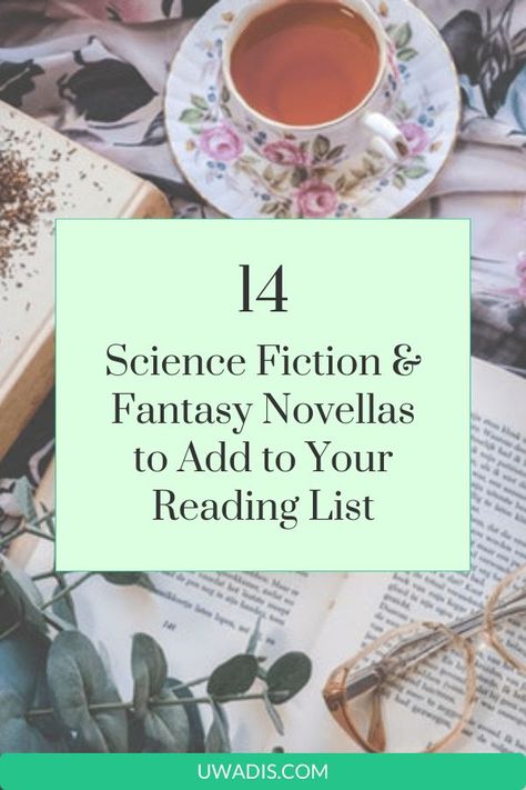 14 Science Fiction & Fantasy Novellas to Add to Your Reading List https://uwadis.com/science-fiction-fantasy-novellas-to-add-to-your-reading-list/ Contemporary Books, Alternate History, Fantasy Adventure, Space Opera, Fantasy Novels, Science Fiction Fantasy, Reading List, Reading Lists, Book Lists