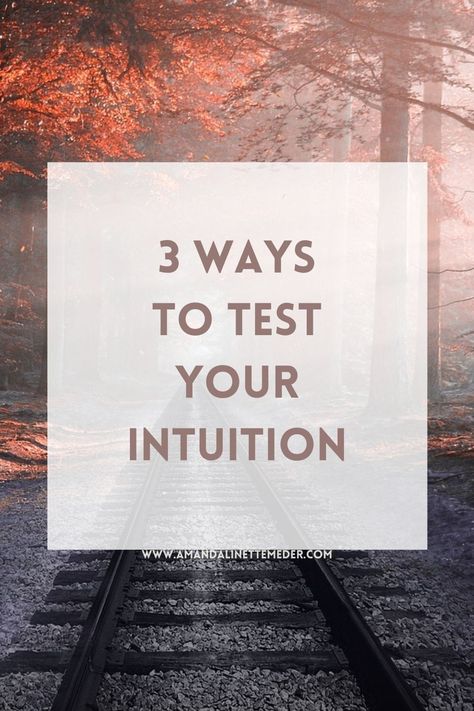 3 ways to test your intuition text over railway ties in an autumn misty forest from Pixabay Intuition Test, Railway Ties, Developing Intuition, Trusting Your Intuition, Psychic Gifts, Misty Forest, You Deserve Better, Learning To Trust, Wishful Thinking