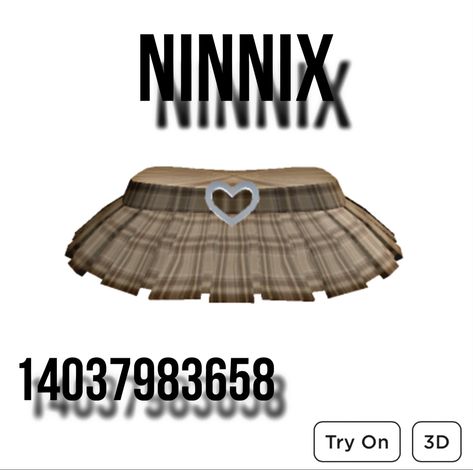 Roblox Shirt Aesthetic, Berry Avenue Skirt Codes, Skirt Codes For Berry Ave, Bloxburg Skirt Codes, Roblox Skirts Codes, Roblox Royale High Outfits, Roblox Outfit Codes, Preppy Brown, Brown Plaid Skirt