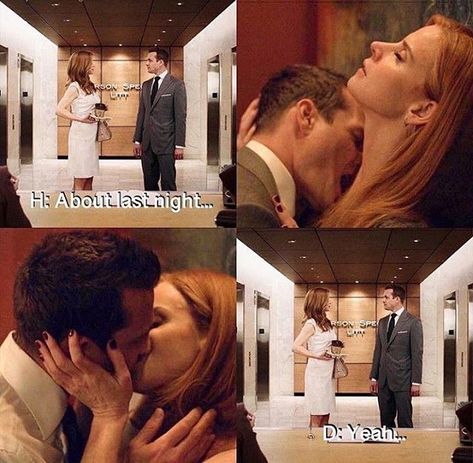 Gabriel Macht And Sarah Rafferty, Donna And Harvey Suits, Harvey Specter And Donna, Harvey And Donna Kiss, Darvey Suits, Donna And Harvey, Suits Harvey And Donna, Harvey And Donna, Donna Harvey