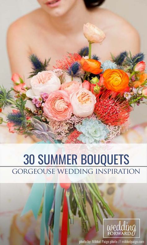 gorgeous summer wedding bouquets F1 Summer Flower Bouquet, Comfortable Wedding Shoes, Small Wedding Bouquets, Bridal Bouquet Summer, Summer Wedding Diy, Diy Bridal Bouquet, Summer Wedding Bouquets, Garden Wedding Reception, Spanish Wedding