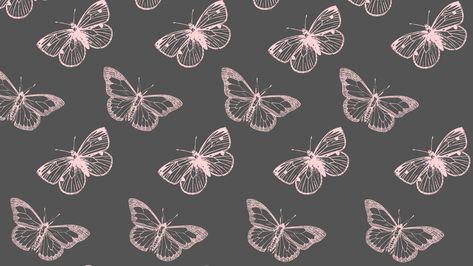 Black Butterfly Wallpaper Laptop, Backround Pics Aesthetic Laptop, Butterfly Wallpaper Laptop, Grey Wallpaper Laptop, Cute Computer Backgrounds, Organize Apps, Pink And Grey Wallpaper, Red And Black Wallpaper, Pink Laptop