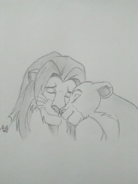 Simba and nala drawing Simba And Nala Drawing, Nala Drawing, Cute Pencil Drawings, Lion King Drawing, Disney Pencil Drawings, Marvel Art Drawings, Disney Character Drawings, Lion King Drawings, Eagle Drawing