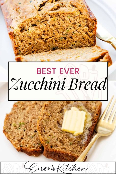 Zucchini Bread Moist, Easy Zucchini Bread Recipes, Easy Zucchini Bread, Fresh Zucchini, Zucchini Bread Recipe, Easy Zucchini, Zucchini Bread Recipes, Quick Breads, Zucchini Bread