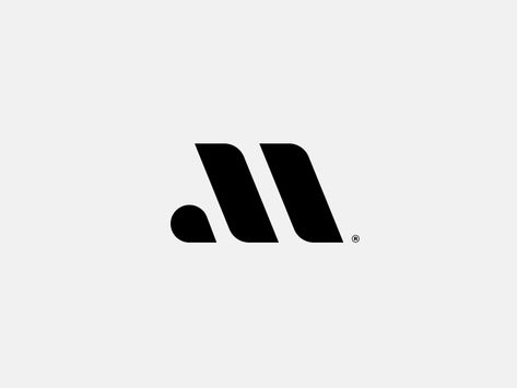 M Mark by Kristian Hay | Dribbble | Dribbble Inspiration Logo Design, Logos Ideas, Modern Logo Design, Minimalist Logo Design, Design Minimal, Logo Design Creative, Business Logo Design, Minimal Logo, 로고 디자인