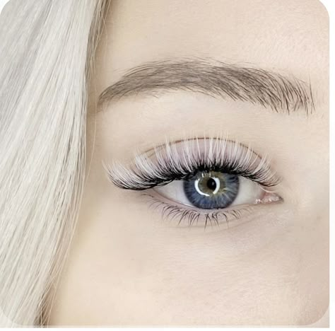 White Lashes Extensions, White Eyelash Extensions, White Lash Extensions, White Lashes, Mama Hair, Eyelash Studio, White Eyelashes, Eyelash Technician, Lash Extensions Styles