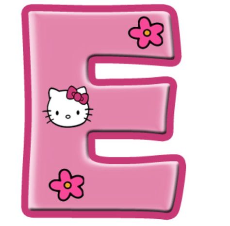 HK Hello Kitty Letters, Taekwondo Wallpaper, Decorated Letters, Hello Kitty Imagenes, Images Hello Kitty, Hello Kitty Printables, Hello Kitty Birthday Party, Hello Kitty Themes, Letters Alphabet