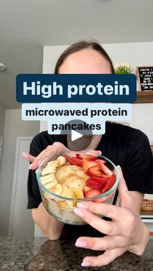 Egg White Microwave Recipes, High Protein Microwave Breakfast, Protein Pancakes For One, Pancake Bowl Microwave, Cake Batter Premier Protein Recipes, Protein Pancake In A Mug, Pancake Protein Bowl, Kodiak Microwave Pancake, Kodiak Pancake Mix Recipes Microwave