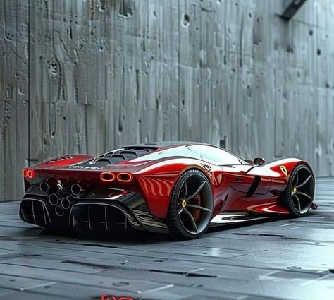 Ferrari Concept, Best Motorbike, Super Fast Cars, High End Cars, Custom Cars Paint, Automotive Artwork, Cool Sports Cars, Ferrari Car, Concept Car Design