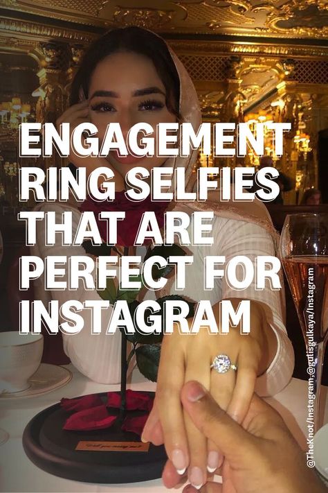 If you didn't take the engagement ring pics, did it happen?#EngagementInspiration #SayingYes #EngagementPhotography #LoveIsInTheAir #EngagementGoals #HappilyEverAfter #EngagementIdeas Just Engaged Ring Pictures, Engagement Announcement Outfit, How To Take Picture Of Engagement Ring, Engagement Ring Instagram Post, Engagement Photos You Can Take Yourself, Engagement Announcement Selfie, Engagement Announcement Poses, Engagement Ring Selfie Ideas, Engagement Selfies With Fiance