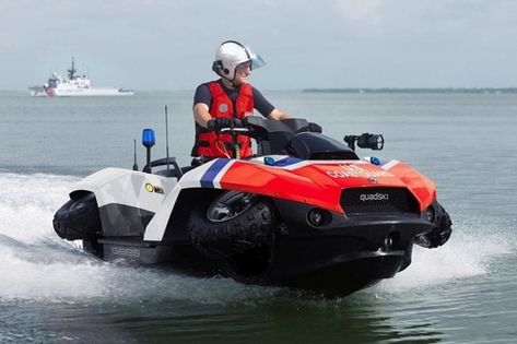 GIBBS Quadski, Amphibious Vehicle, HSAs, High Speed Amphibians, 2014 Fire Engine Party, Water Vehicles, Amphibious Vehicle, Jet Skis, Bike Ideas, Cars Bikes, Rescue Vehicles, Boy Toys, Awesome Cars