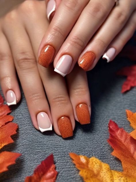 Tip Nail Designs, Season Of Gratitude, French Tip Nail Designs, French Tip Nails, Warm And Cozy, Gratitude, Nail Designs, Thanksgiving, Nails