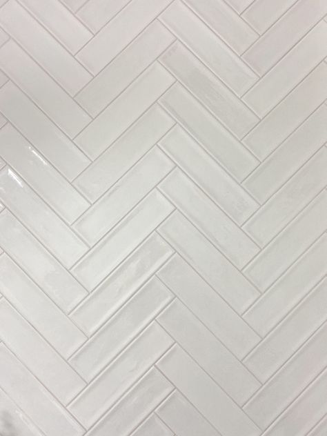 Tile Around Toilet Wall, Bathroom Ceramic Texture, Jeffrey Court Cotton Blossom Tile, Herringbone Tile Backsplash Bathroom, Ceramic Bathroom Tile Ideas, White Herringbone Shower Tile, Herringbone Backsplash Bathroom, White Herringbone Shower, Herringbone Floor Bathroom