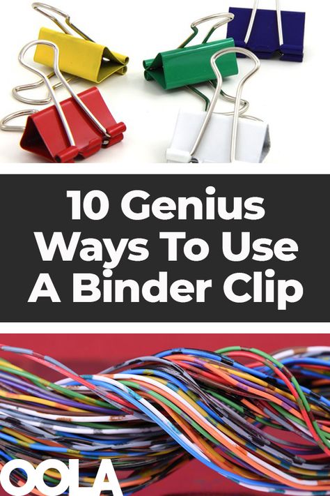 Crafts With Binder Clips, Binder Clips Ideas, Clip Hacks, Binder Clip Hacks, Hanging Flags, Life Hacks Computer, Organized Storage, Binder Clips, Amazing Life Hacks