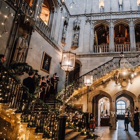 Snowy Wedding Venues, Indoor Wedding Venue Ideas, Wedding Venues Winter, Ashridge House, Christmas Venue, Scottish Winter, Inside Castles, Dark Romantic Wedding, Spiked Eggnog