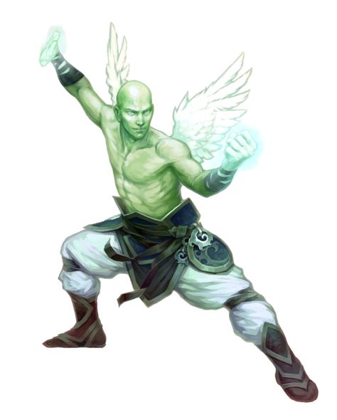 Male Aasimar Planetar Monk - Pathfinder PFRPG DND D&D 3.5 5E 5th ed d20 fantasy Male Aasimar, D D Monsters, Dragon Rpg, Roleplay Characters, Dnd Monsters, Concept Art Character, Game Inspiration, Fantasy Warrior, Fantasy Inspiration