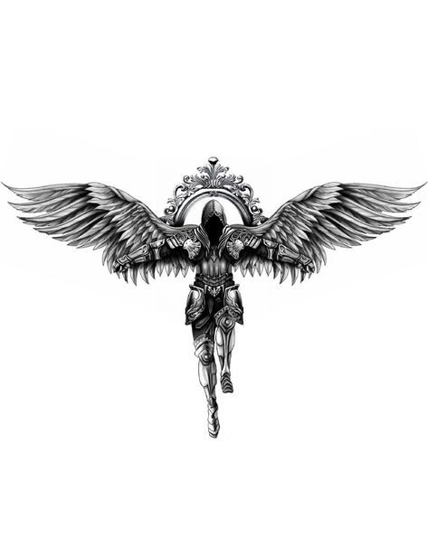 #CoolTattoos #TattooArt #InkMaster #TattooDesigns #InkedUp #TattooLovers #InkInspiration #TattooIdeas #CreativeInk #TattooStyle Disapline Tattoos, Angle Back Tattoo, Engel Tattoo Design, Angel Chest Tattoo Men, Back Tattoo Angel, Back Tattoos For Guys Upper, Angel Warrior Tattoo, Angel Back Tattoo, Archangel Michael Tattoo