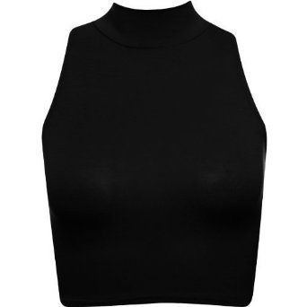 Turtle Neck Sleeveless, Polo Crop Top, Turtle Neck Shirt, Womens Crop Top, Sleeveless Turtleneck Top, Top Polo, Stretchy Crop Tops, Womens Active Wear Outfits, Cropped Polo