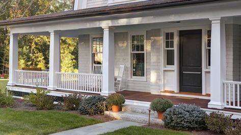 How To Build A Porch, Front Porch Design Ideas, Modern Front Porches, Porch Design Ideas, Porch Styles, Porch Addition, Building A Porch, Porch Roof, Diy Front Porch