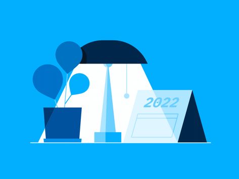 2 0 2 2 ✨ by studiokat on Dribbble Friday Illustration, Daisy Brand, Geometric Graphic Design, New Year Images, Illustration Animation, Mobile Web, Motion Graphics Animation, Creative Illustration, Motion Graphic