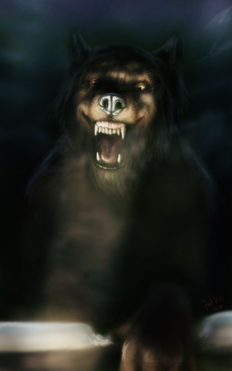 Michigan Dogman, Cryptozoology, Werewolf Digital Art by Paul Hills 2018 Dogman Cryptid, Vampire Werewolf Hybrid, Real Werewolf, Michigan Dogman, Werewolf Deviantart, Dogman Encounters, Full Moon Werewolf, Werewolf Puppy Art, Bipedal Werewolf