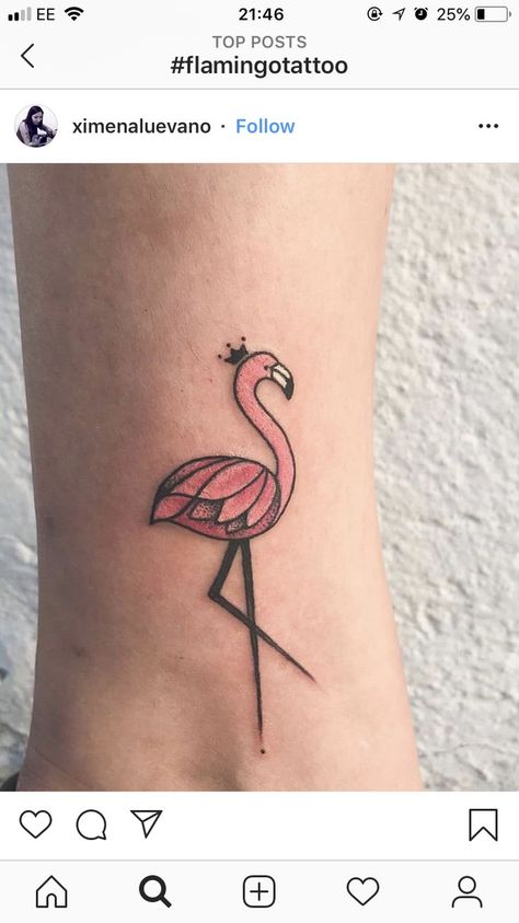 Train Tattoo, Delicate Tattoos For Women, Flamingo Tattoo, Cute Simple Tattoos, Unique Small Tattoo, On Tattoo, Pink Tattoo, Cool Wrist Tattoos, Hand Tattoos For Girls