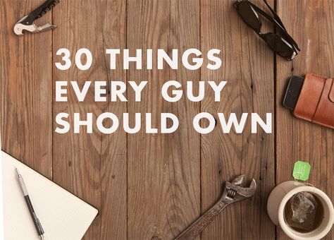 The Essential Things Every Man Should Own by the Time He's 30   In partnership with @murphygoodewine Gentleman Tips, Manly Fashion, Every Man Should Own, Manly Style, Gentleman Rules, Gentlemans Guide, Simplify Life, Essential Woodworking Tools, Men Tips