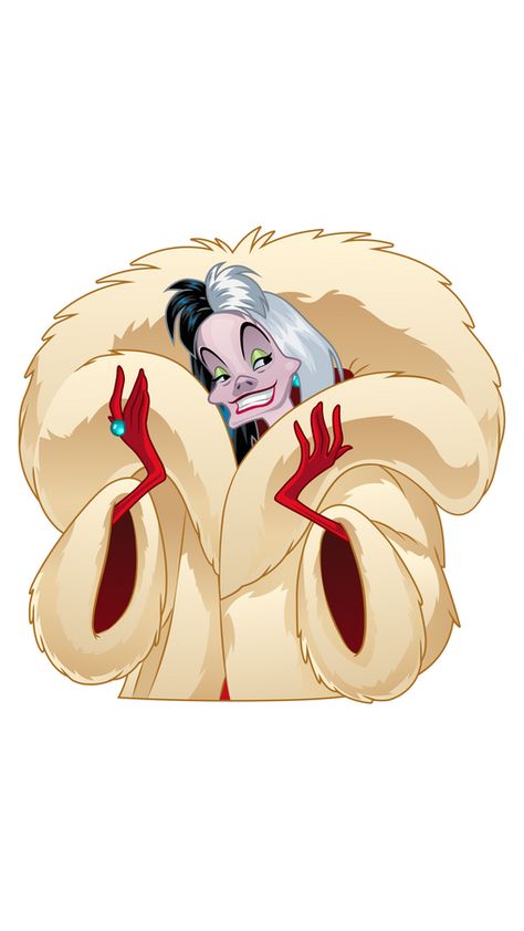 Cruella Animation, Cruella Stickers, Cruella Deville Cartoon, Cruella Cartoon, Cruella Deville Disney, 101 Dalmations Cruella, Spooky Disney, 101 Dalmatians 1961, 101 Dalmatians Cruella