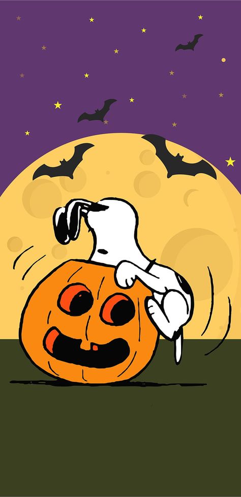 Jackolantern Wallpaper, Snoopy Fall Wallpaper, Bolo Snoopy, Snoopy Fall, Peanuts Wallpaper, Helloween Wallpaper, October Wallpaper, Halloween Wallpaper Iphone Backgrounds, Charlie Brown Halloween