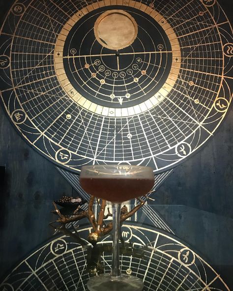 Tymer Tilton & Ashley Taylor on Instagram: “Astrological Clocks + Tasty Concoctions” Ashley Taylor, Graphic Wallpaper, Clock, Interior Design, On Instagram, Instagram, Design