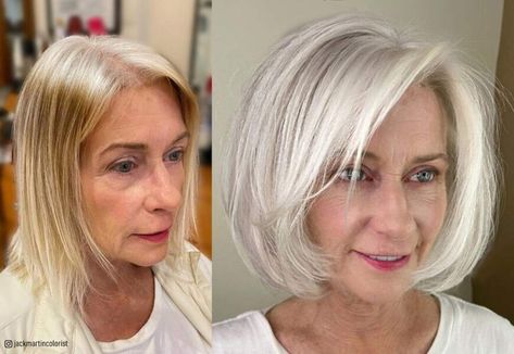 20 Volume-Boosting Bob Haircuts for Women Over 60 with Fine Hair Fine Straight Hair, Chin Length, Bob Haircut For Fine Hair, Bob Hairstyles For Fine Hair, Short Straight Hair, Bob Haircuts For Women, Haircut For Older Women, Penteado Cabelo Curto, Haircuts For Fine Hair