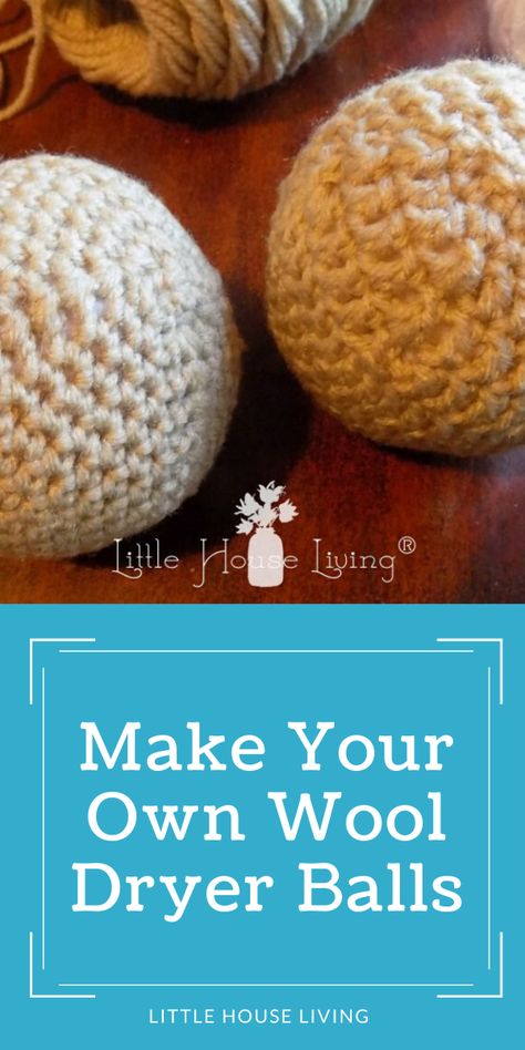 Homemade Dryer Balls, Diy Wool Dryer Balls, Diy Dryer Balls, Homemade Essentials, Diy Detergent, Patons Classic Wool, Roving Yarn, Way To Save Money, Diy Wool