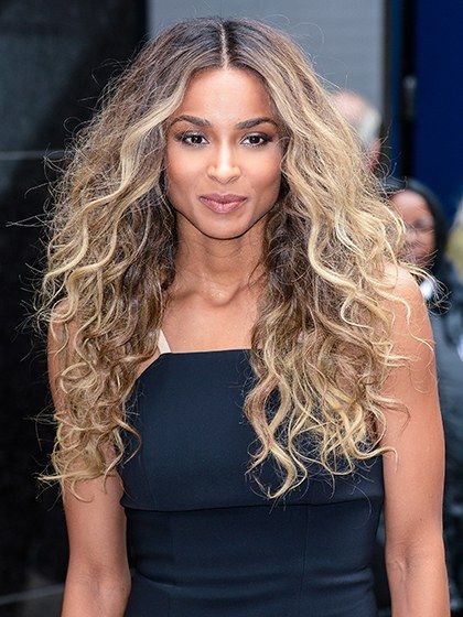 Ciara Hairstyle, Black Hair Curls, Ciara Hair, Voluminous Waves, Trendy Hair Color, Long Blonde, Hair Quality, Curly Girl, Blonde Balayage