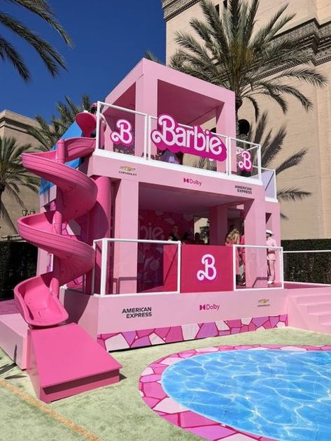 Barbie The Movie 2023, Kids Playset Outdoor, Popsicle House, Barbie Pool Party, Outdoor Playset, Carnival Birthday Party Theme, Barbie The Movie, Real Barbie, Movie 2023