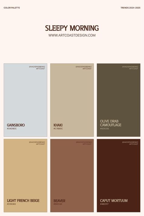 Color Palettes, Trendy Design, Illustrations, Fonts, Procreate Brushes Mushroom Brown Color Palette, Colors That Go With Beige, Coffee Color Scheme, Chocolate Brown Color Palette, Cafe Color Palette, Coffee Color Palette, Large Color Palette, Aesthetic Colour Palette, Cozy Color Palette