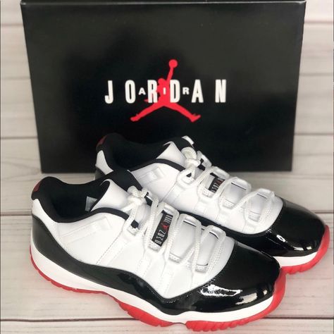 Brand New With Box In Size 6y Equivalent To A Women’s 7.5 Us Air Jordan Retro 11 Low Concord Bred Limited Edition Hard To Find They Go For Up To $630 In Stockx Let Me Know If You’ll Like To See The Receipt Price Is Firm Please Do Not Lowball Me Jordan 5 Lows, Jordan 11 Concord Bred, Jordan 11 Low Concord Bred, Air Jordan 11 Bred, Jordan 12 Black, Jordan Bred, Jordan Retro 11 Low, Jordan 11 Women, Jordan 11 Concord