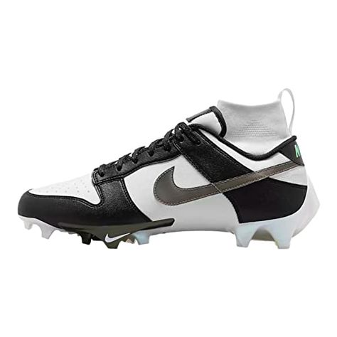 Nike Vapor Edge Dunk Men's Football Cleats Nfl Football Cleats, Black And White Football, Mens Football Cleats, Branded Shoes For Men, Football Stuff, White Nike Shoes, Mens Soccer, Shoe Tags, Nike Vapor