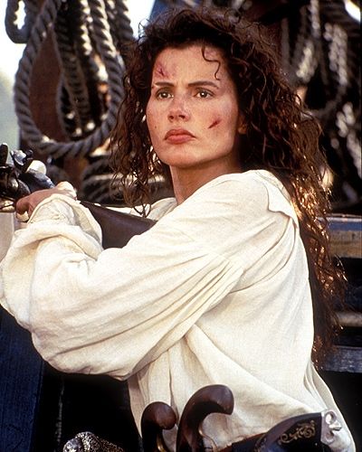 Geena Davis Cutthroat Island, Gina Davis, Film Quiz, Matthew Modine, Pirate Movies, Pirate Books, Geena Davis, Geek Girl, Pirate Woman