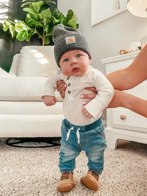 Baby Boy Fall Outfits 6 Months, Boho Baby Boy Outfits, Hipster Baby Boy Outfits, Baby Boy Carhartt Outfits, 6 Month Baby Boy Outfits, Country Baby Boy Clothes, Infant Outfits Boy, Mama Baby Outfit, Infant Boy Outfits