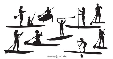 Standup Paddleboard People Silhouette Pack #AD , #Paddleboard, #Standup, #Silhouette, #Pack, #People Paddleboard Tattoo Ideas, Sup Tattoo, Paddleboard Tattoo, Paddle Board Tattoo, Deco Surf, Retro Surf Art, Delicate Tattoos For Women, People Silhouette, Whale Tattoo