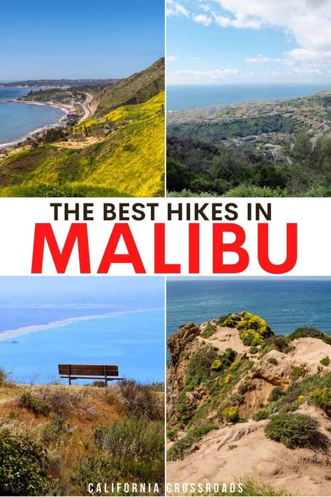 7 Breathtaking Malibu Hikes with Mountain and Coastal Views - California Crossroads Malibu Hikes, Hikes In Los Angeles, Usa Summer, California Hikes, Channel Islands National Park, Santa Monica Mountains, Los Angeles Travel, Visit Usa, Hiking Spots