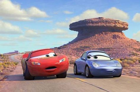 Lightning McQueen and Sally Lightning Mcqueen And Sally, Mcqueen And Sally, Cars Halloween Costume, Lightning Mcqueen Costume, Cars 2 Movie, Disney Cars Movie, Disney Cars 3, Sally Costume, Disney Ships