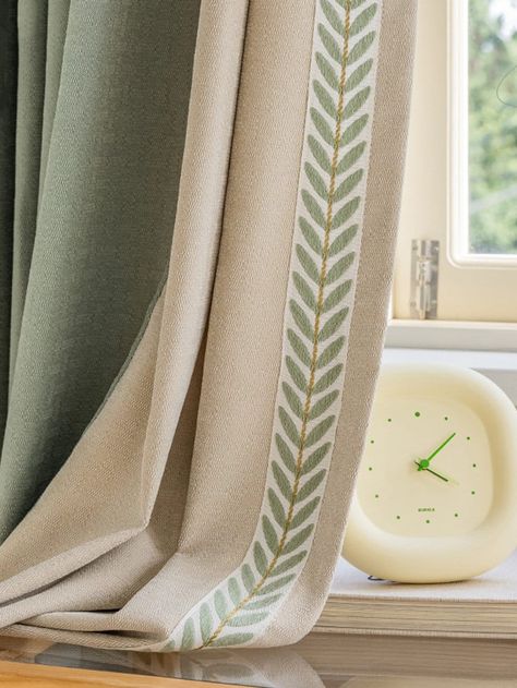 Green Curtains Living Room, Sage Green Curtains, Sage Curtains, Curtain Green, Cream Curtains, Window Curtains Living Room, Blackout Curtains Bedroom, Beige Curtains, Half Price Drapes